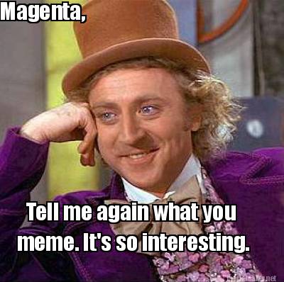 magenta