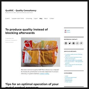 QualitiC – Quality Consultancy Website