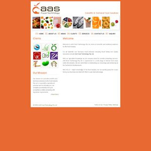 AAS Food Technology Pty Ltd Website
