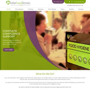 Safer Food Scores Ltd Website