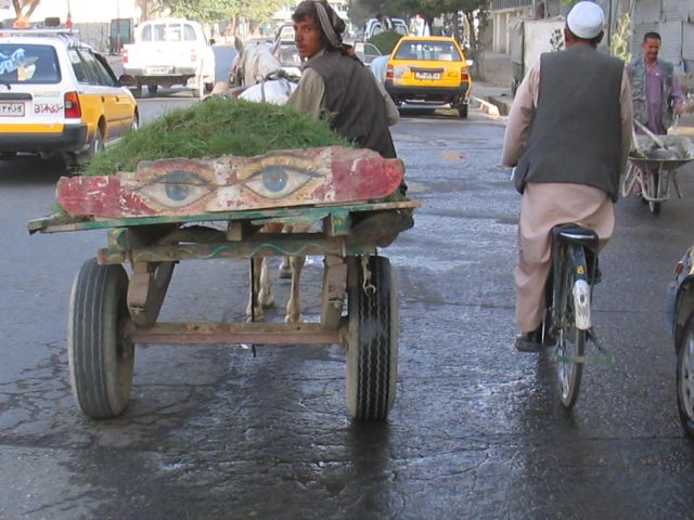 Vendor headed to Market, Kabul, Afghanistan