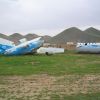Wrecked plane, Qala-e-Nau, Afghanistan